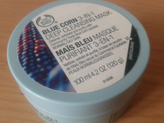 Маска для лица 3в1 "Синяя кукуруза" от The Body Shop фото 1 Маска для лица 3в1 "Синяя кукуруза" от The Body Shop фото 1